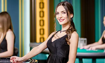 Hình ảnh sòng bạc trực tuyến 11u với bàn Baccarat và Blackjack